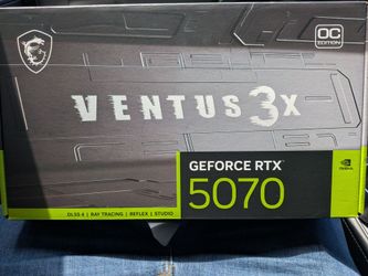 MSI 5070 Ventus3x GPU - hardly used