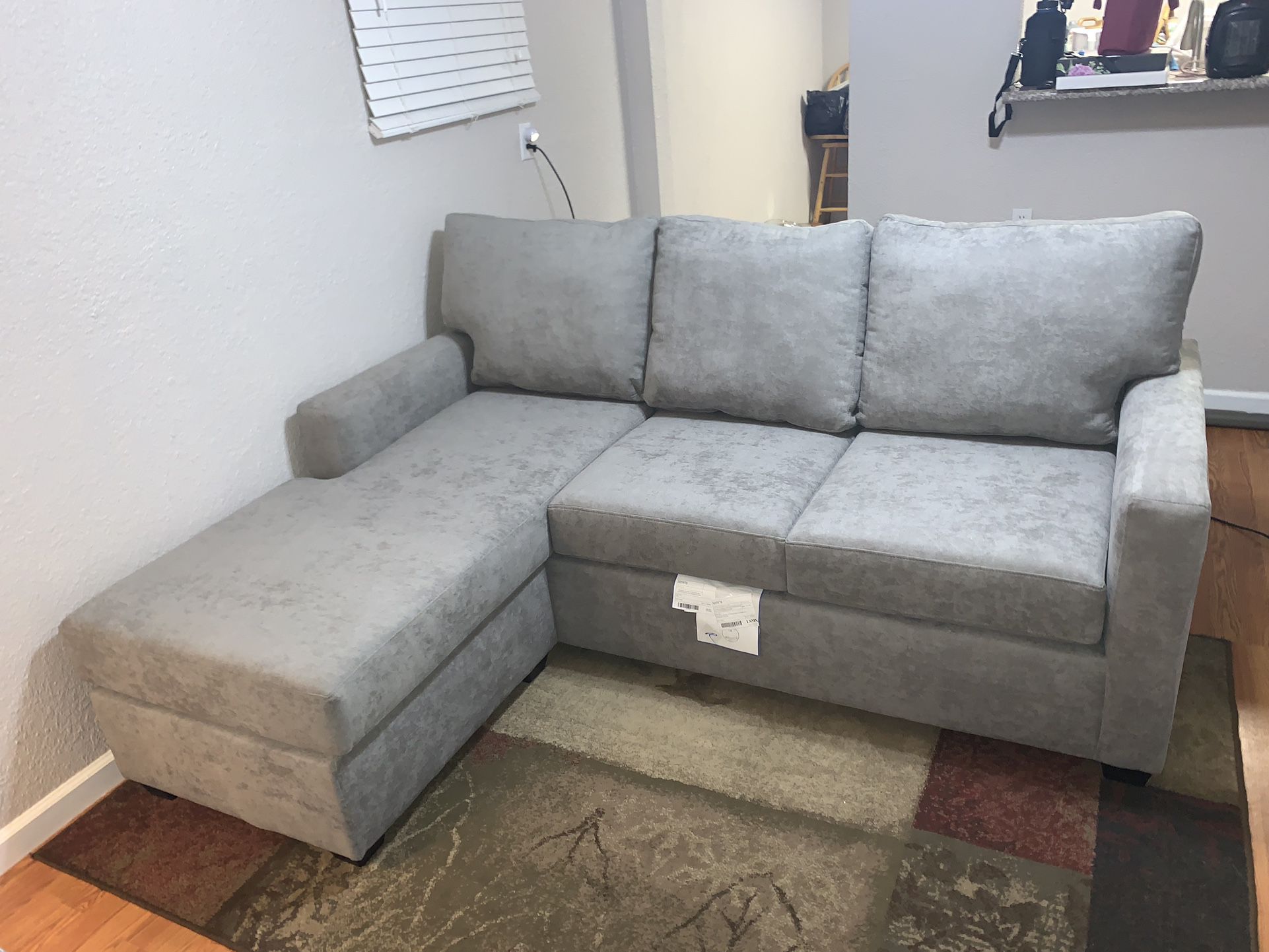 Living Spaces Sectional Sleeper Sofa