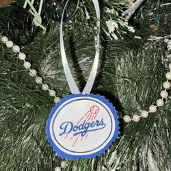 Dodgers Ornament New Handmade