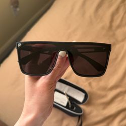 Square Polarized Sunglasses with case