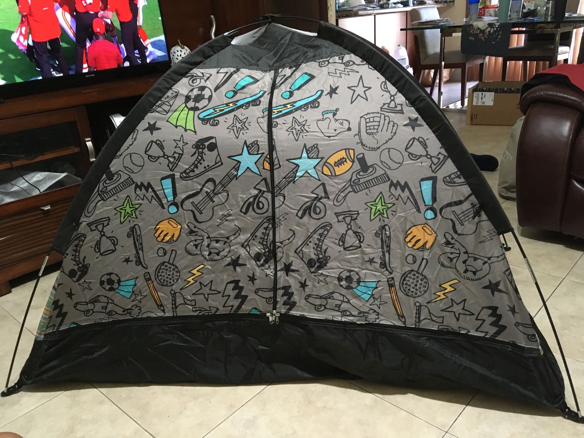 Child Tent Sleeping Bag w/Duffel Bag 