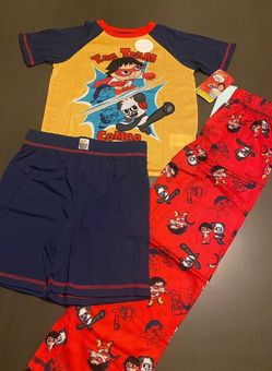 Ryan's World 3-Piece Sleepwear Set size 6/7