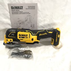Brand new DeWalt XR three speed 20 V brushless oscillating multitool with access accessory. Retails for $199.