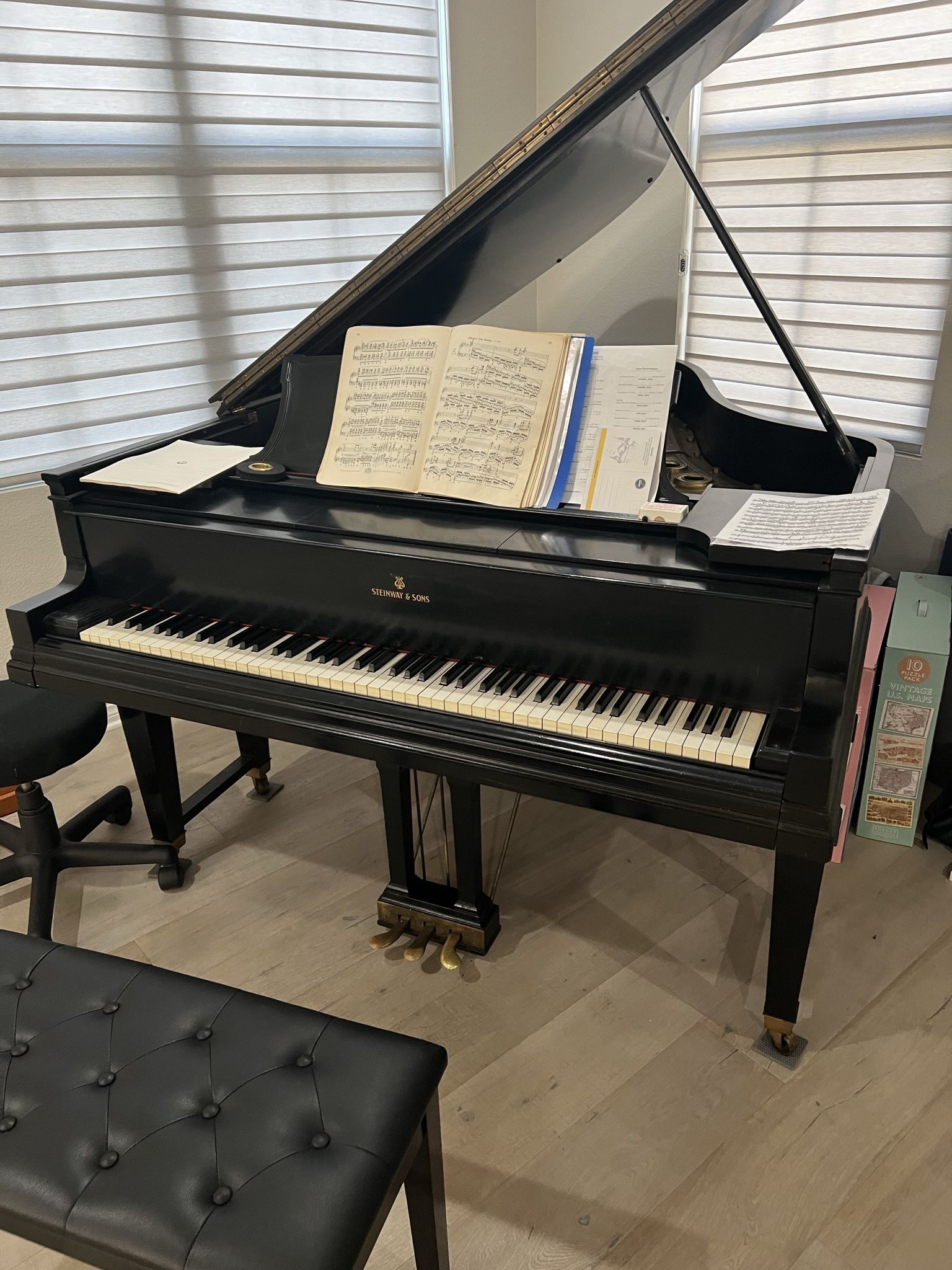 Golden Era Steinway Model A 6’1 Grand Piano (rare)