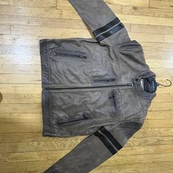 AIDEN COLOR BLOCKED RACER JACKET WILSONS LEATHER
