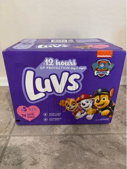Luvs Diapers 74 Count Size 5