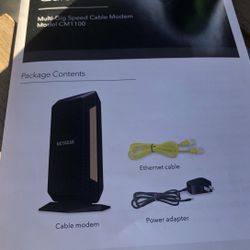 Barely Used Netgear Cable Modem