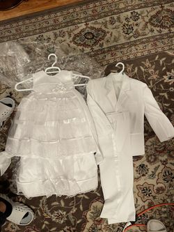 Ropon de bautizo. Baptism gown.
