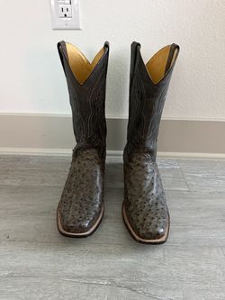 Genuine Ostrich Leather Boots - Worth: $400+