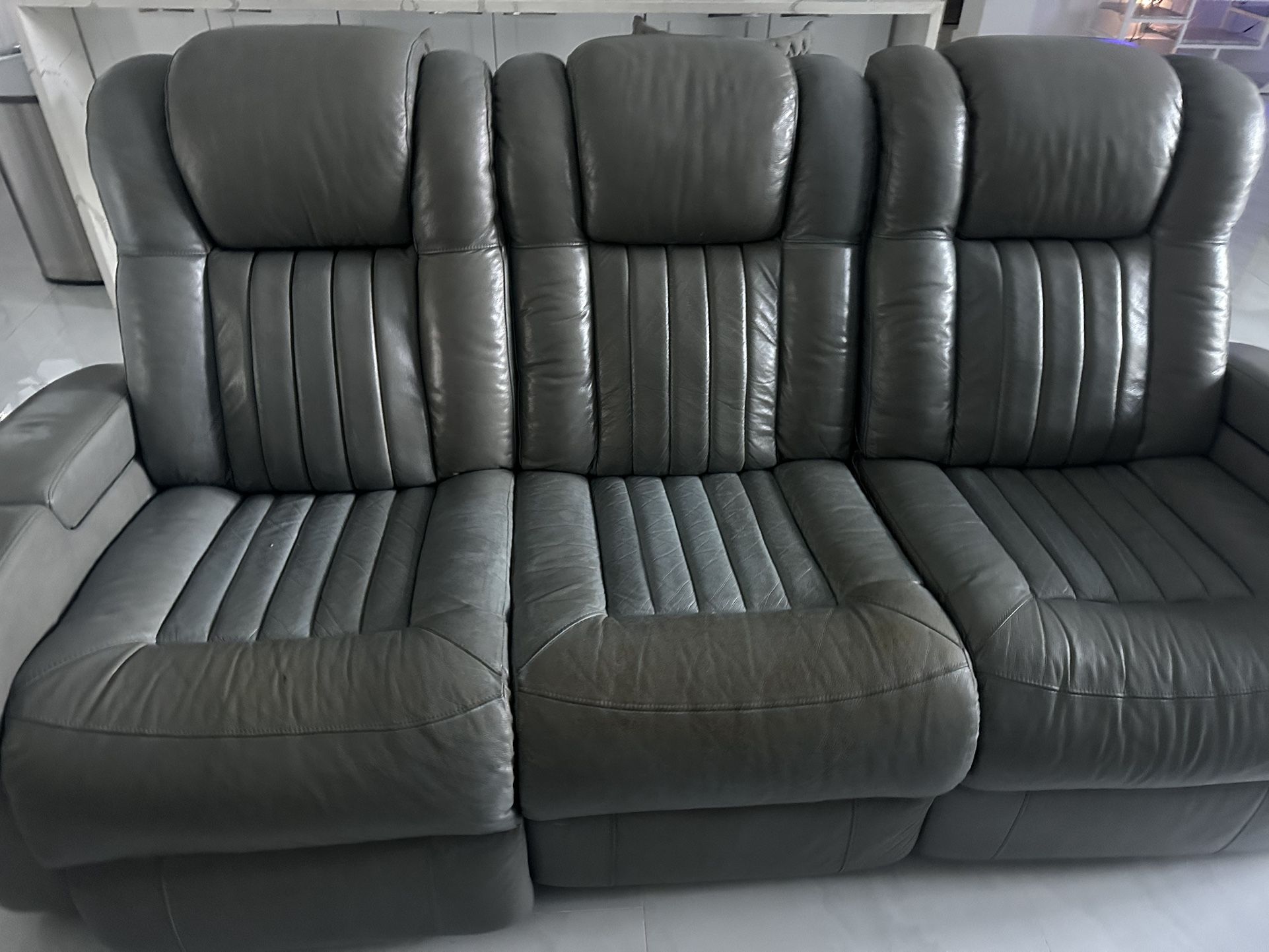 Leather Set Sectional Sofa