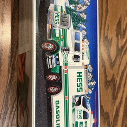 Hess Toy Truck and Helicopter 