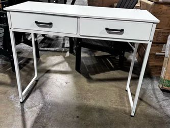 Small Desk with Fabric Drawers