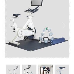 Fitness Bike MYX II Plus includes Mats Heart Rate Monitor And Weight Set for Sale in Parma OH OfferUp