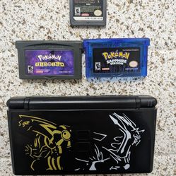Pokemon Edition Nintendo DS Lite Bundle Complete 