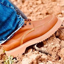 Leather Work Boots/ Botas De Piel Para Trabajo 