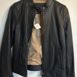 Brand New Coach Leather Jacket 