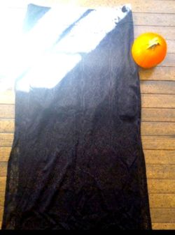 Goth - Glam Pinup Black Killstar Lace Maxi Skirt