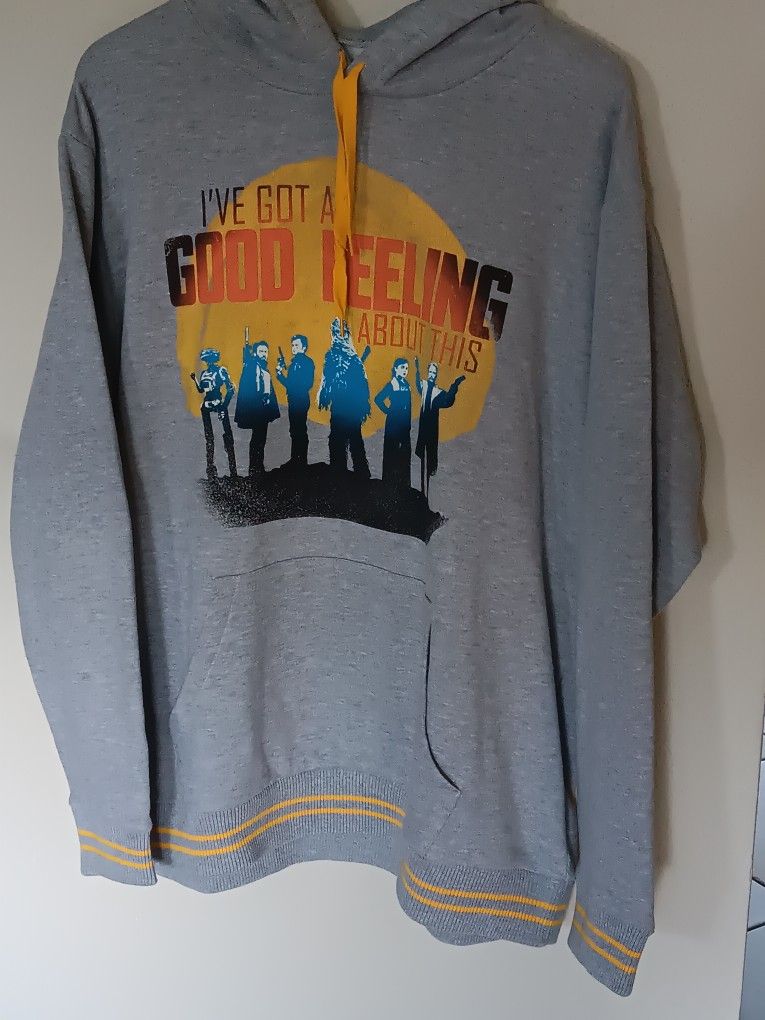 Disney Parks Star Wars Hoodie Size Large