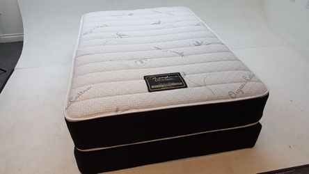 Double sided pillow mattress and box spring