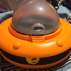 Cozypal 2 in 1 Cat Interactive Toy & Slow Feeder, Orange