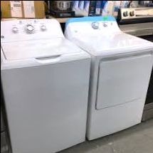White Amana Washer Dryer Set