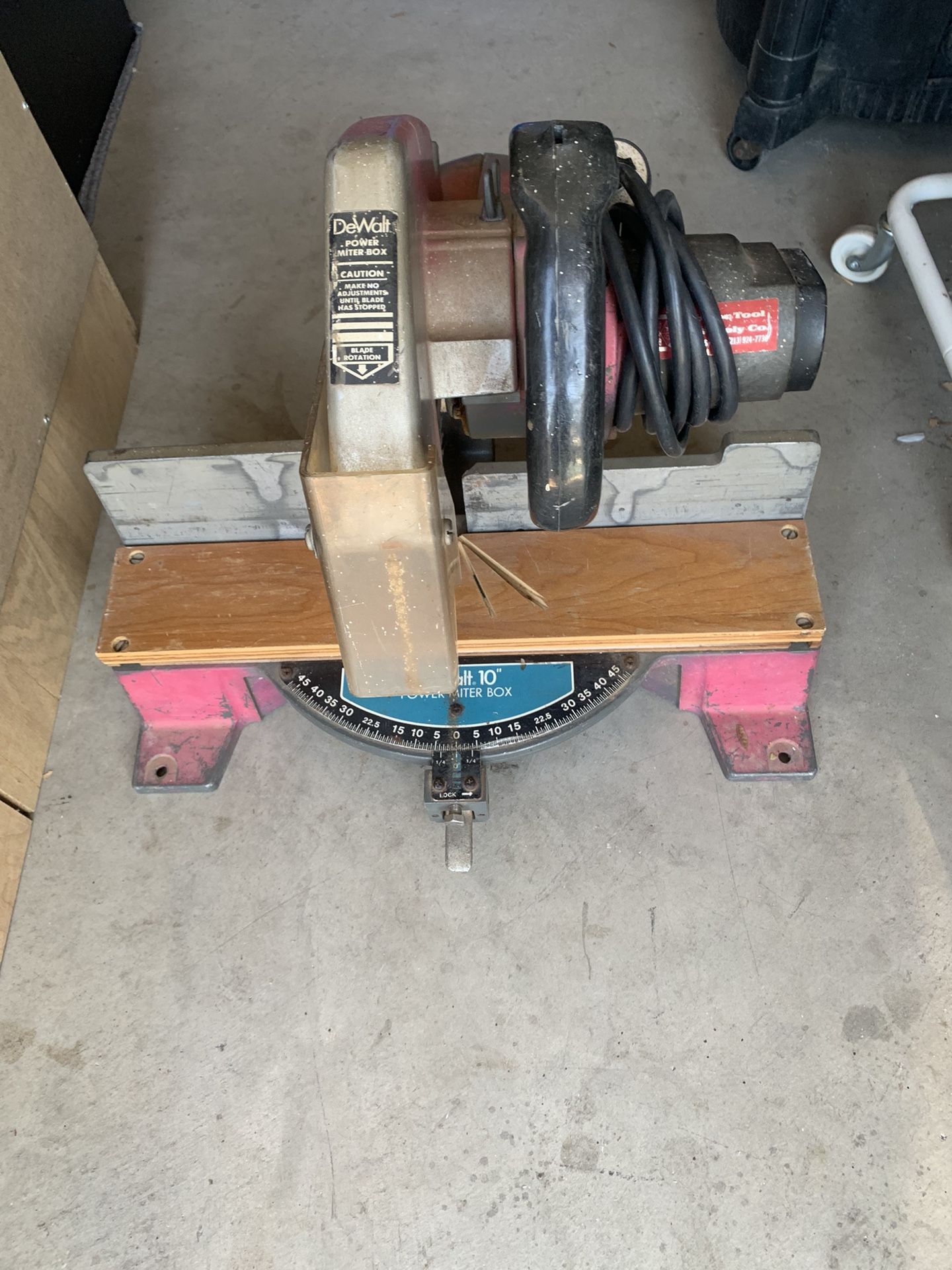 Vintage DEWALT Power Miter Box