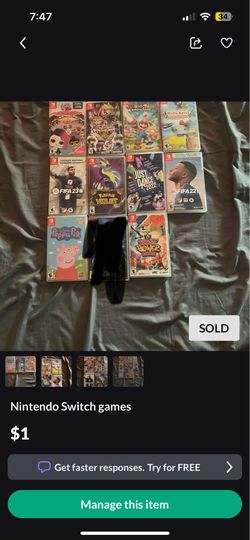 Nintendo switch games