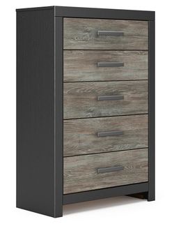 Jonnifer Black/Gray Chest of Drawers (Online Special Price)