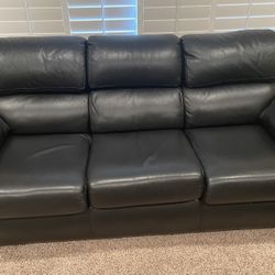 Black Leather Couches