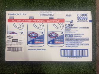 Clorox Bleach Concentrated Case of 3