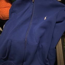 Blue Polo Hoodie