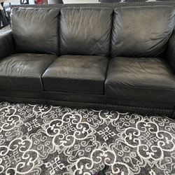 Full Leather Sofa From Nebraska Furniture Mart