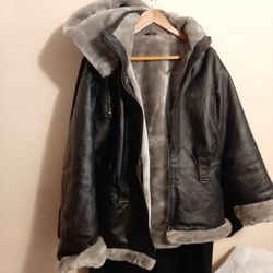 Wild Leather Parka Size Med