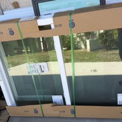 36x50 Single Hung Impact Hurricane Window White New 35.875x 49.375