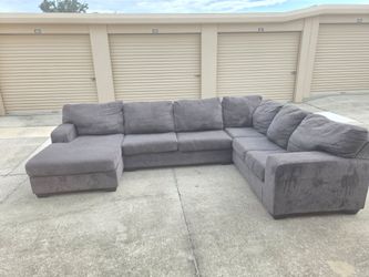 Ashley's charcoal grey sectional