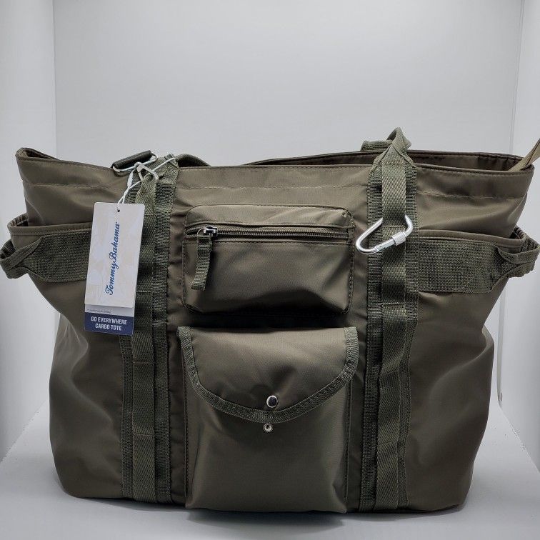 Tommy Bahama Go Everywhere Cargo Tote Bag New