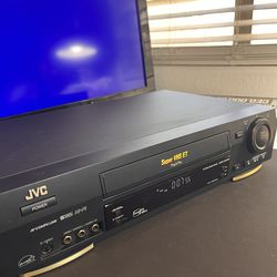 JVC HR-S4800U Super S-VHS ET VCR Video Cassette Player Recorder HiFi No Remote