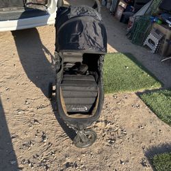 Single jogger stroller with rubber reels City, Mini Jogger