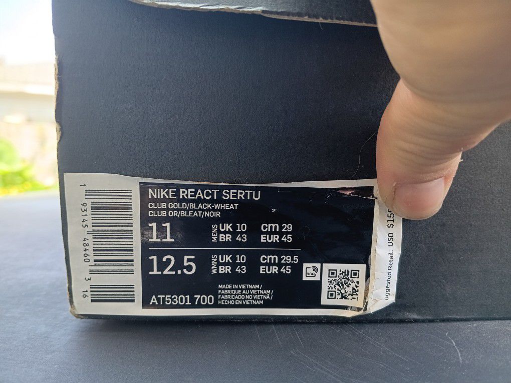Brand New In The Box Nikes React Sertu 