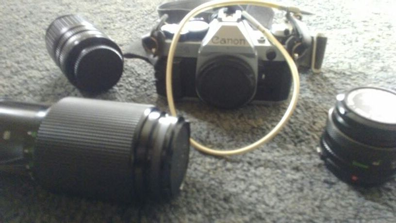 Canon camera and lenses