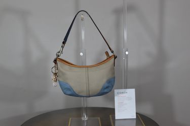 Vintage Blue Coach Soho Shoulder Bag