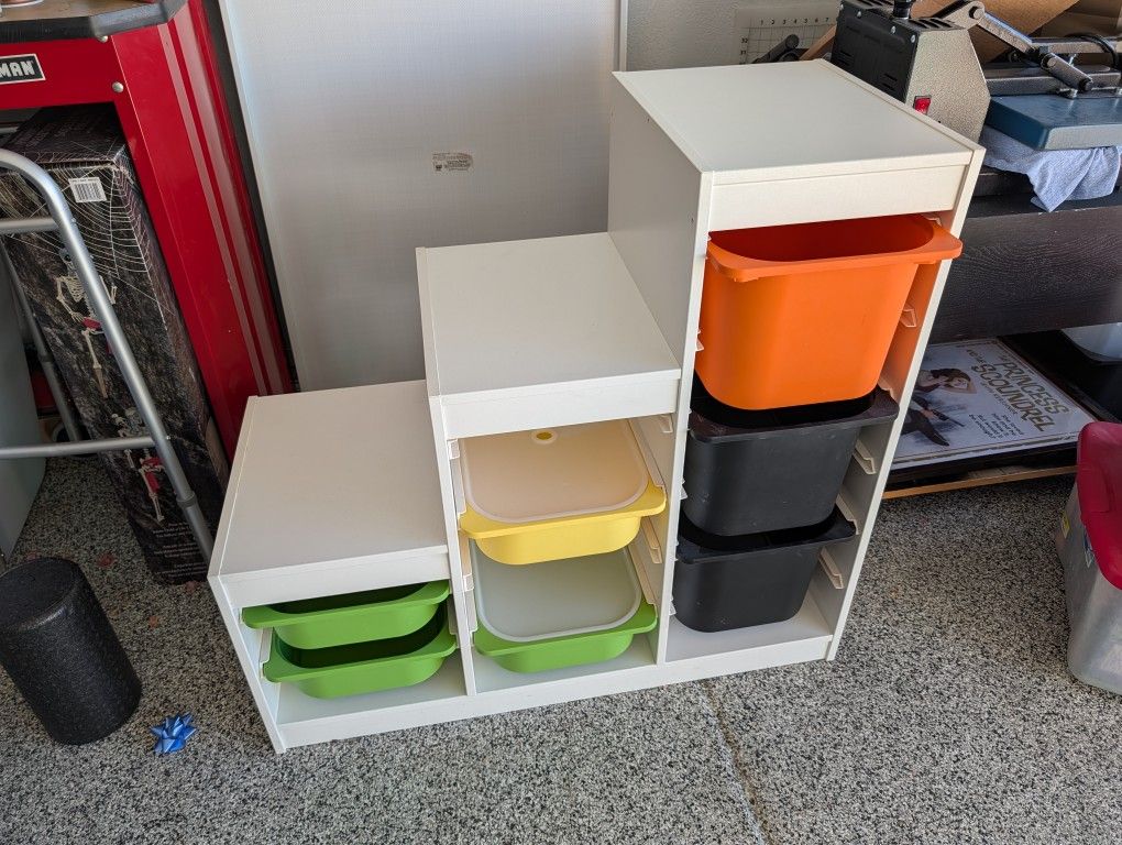 IKEA TROFAST Kid's Staircase Shelves