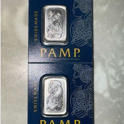 2 1 Gram Platinum Bar PAMP SWISS Original Cards Mint Condition Sealed