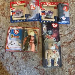 Patriotic Ty Beanie Babies Unopened 