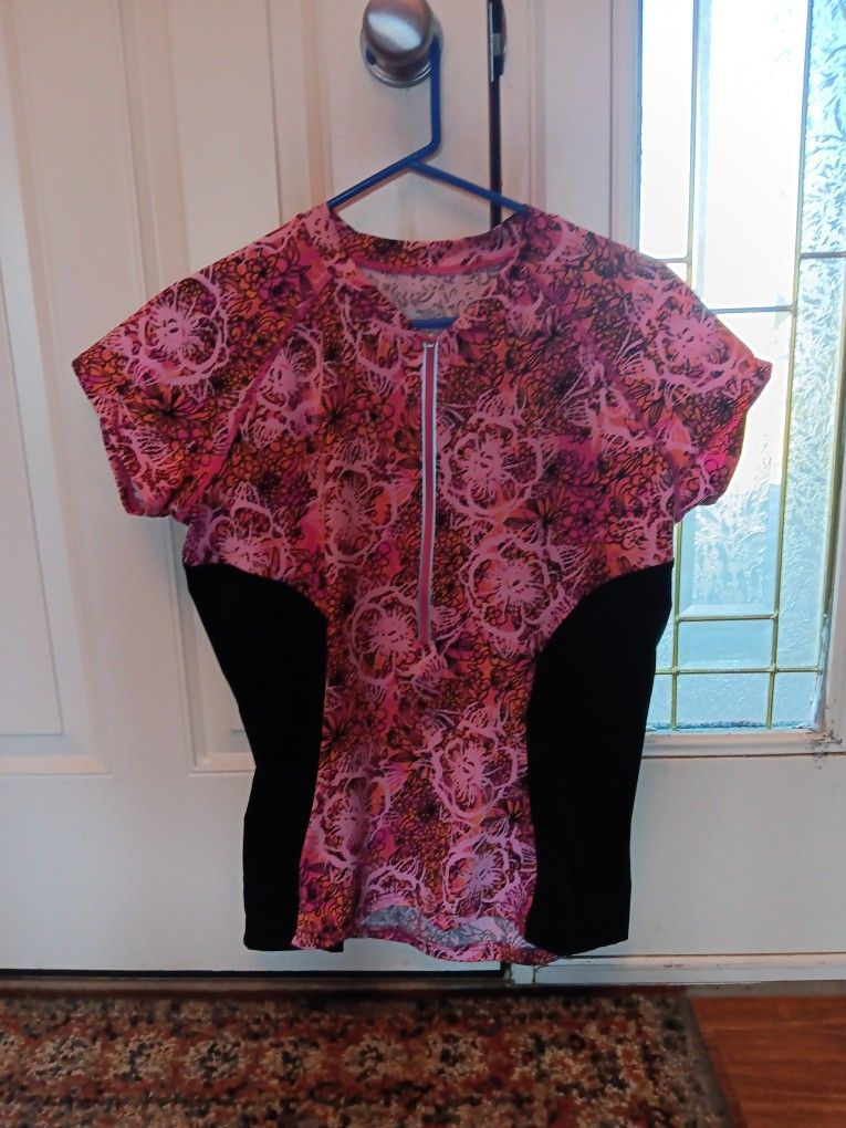Women's Biker Short-sleeved Shirt