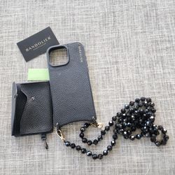 Bandolier Emma Crossbody Phone  Case Wallet Beaded Strap
