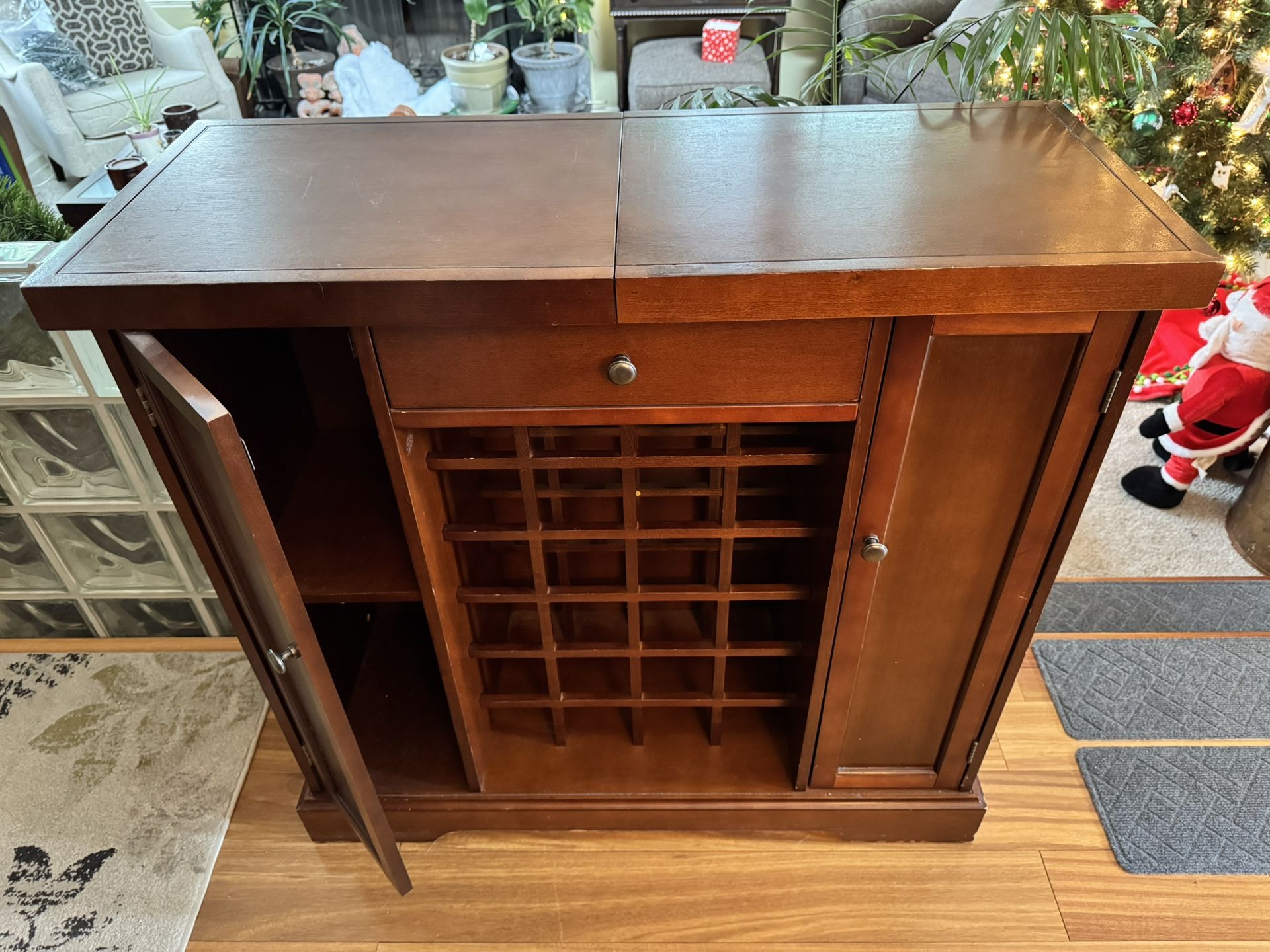 Wine Bar Cabinet - Cherry