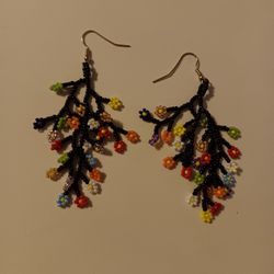 Hand Beaded Earrings