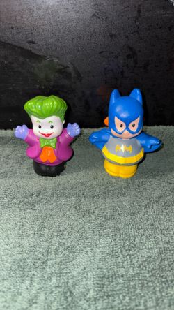 Fisher-Price little people    Batman  &.     Joker.