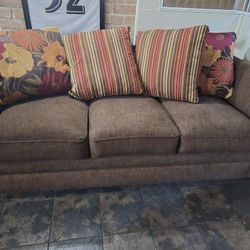 Sofa And Loveseat With Pillows
